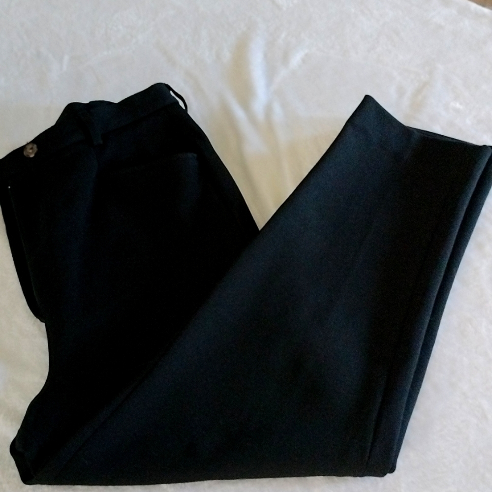F. by Faconnable pleated stretch dress pants size 10